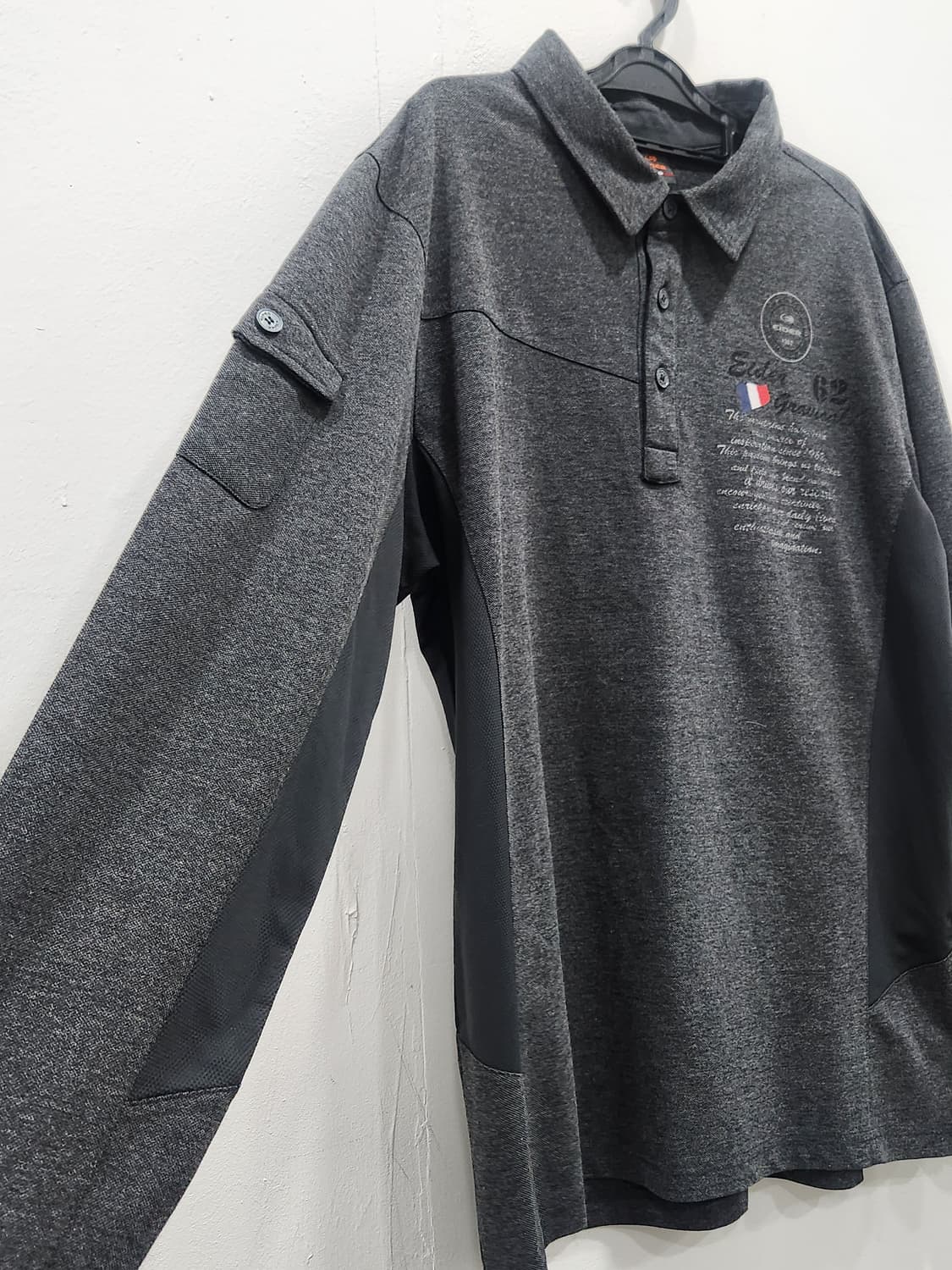 [110] 아이더 진회색 카라티 남성 110사이즈 XXL 상품이미지4