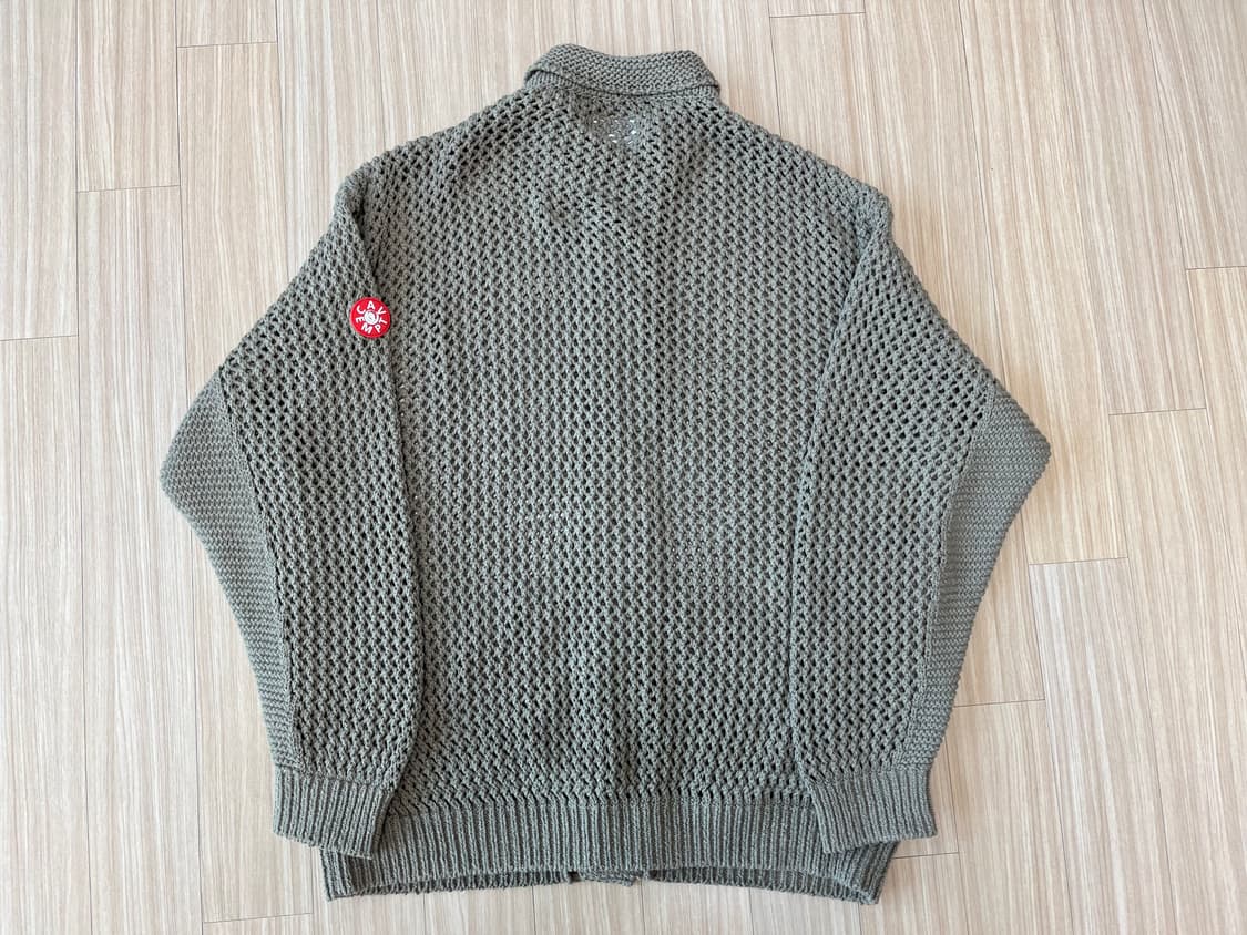 카브엠트 칼라드 메쉬 니트 가디건 상품이미지2