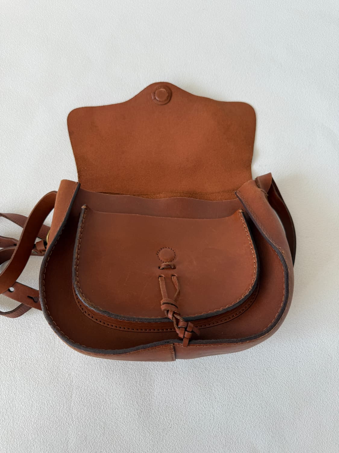 Pre owned 레더 크로스백 상품이미지8