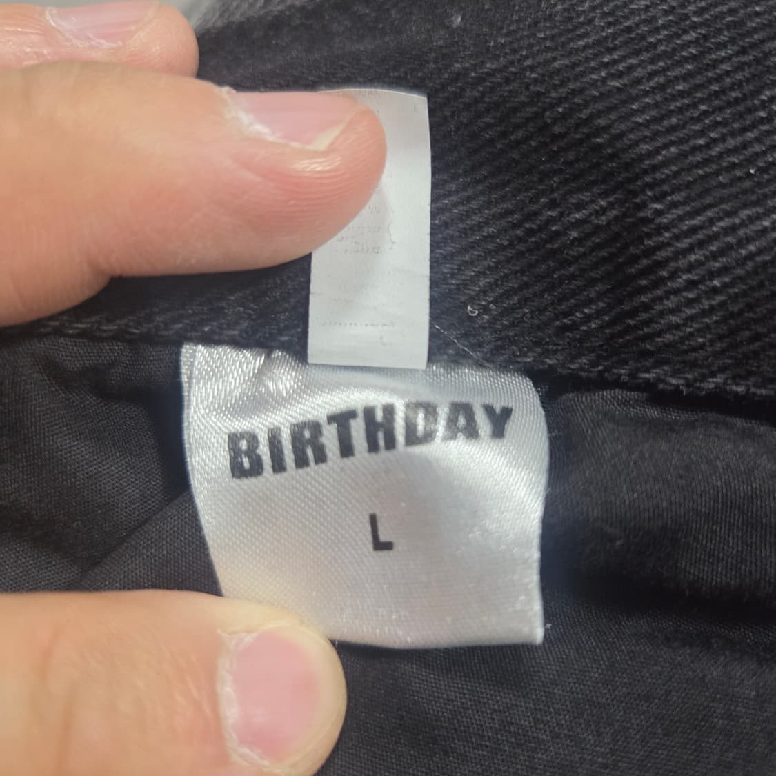 ✨ (바배) BIRTHDAY 할리데이비슨 로고 데님 반바지  상품이미지5