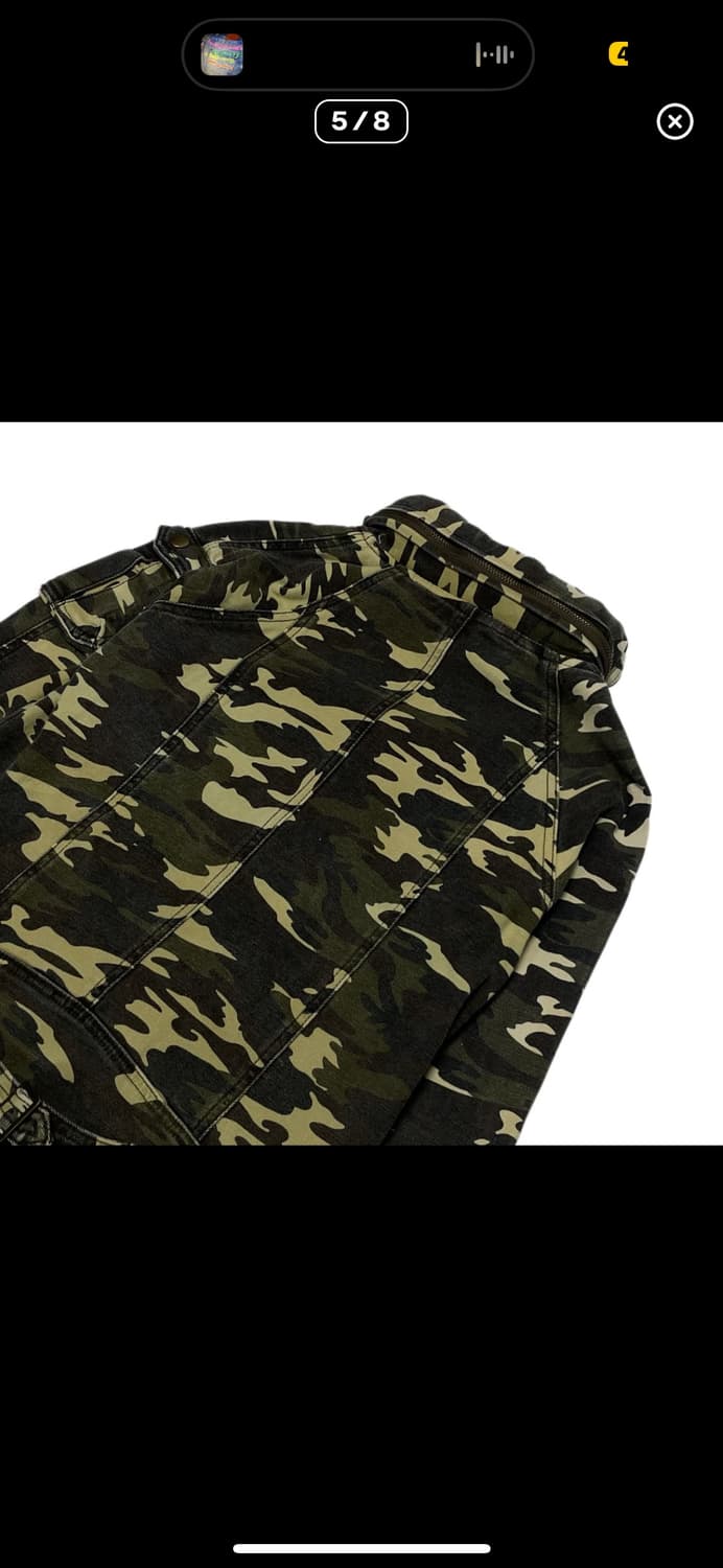 카모플라주 하이넥 자켓 상품이미지7