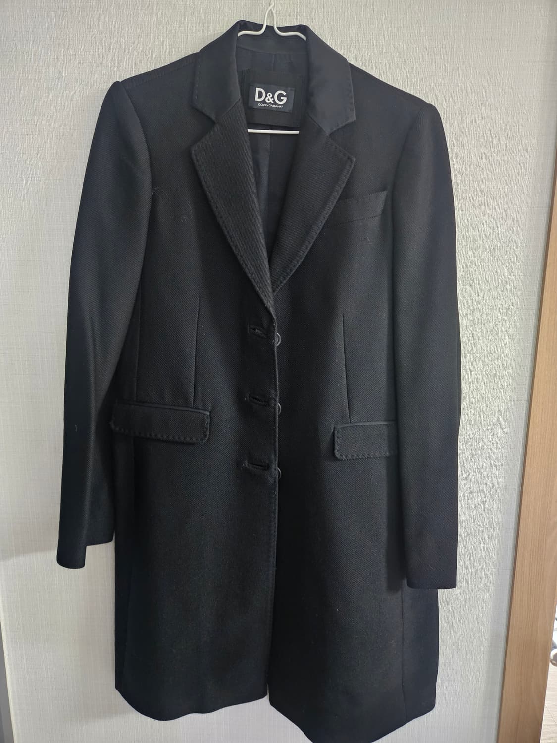 D&G(Dolce & Gabbana) 클래식 블랙 코트 상품이미지1