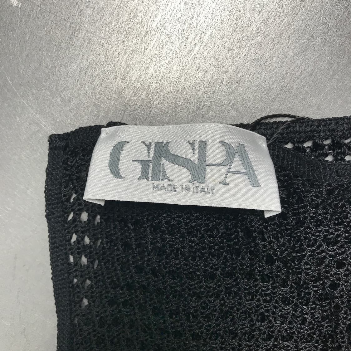 GISPA 펀칭 스카프 블랙 상품이미지4