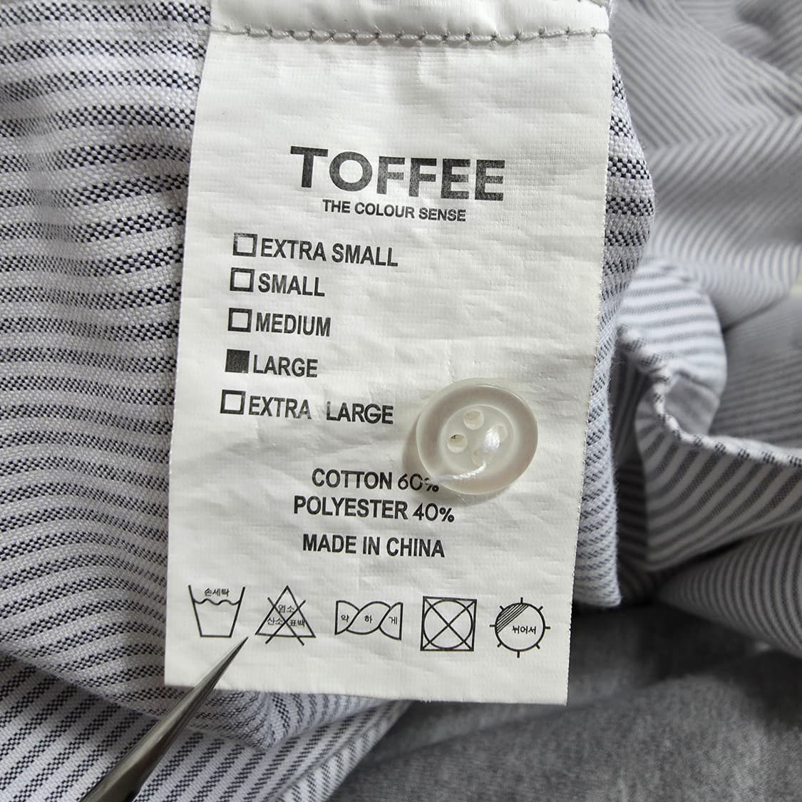 (L)토피 오버핏 옥스포드 셔츠  상품이미지5