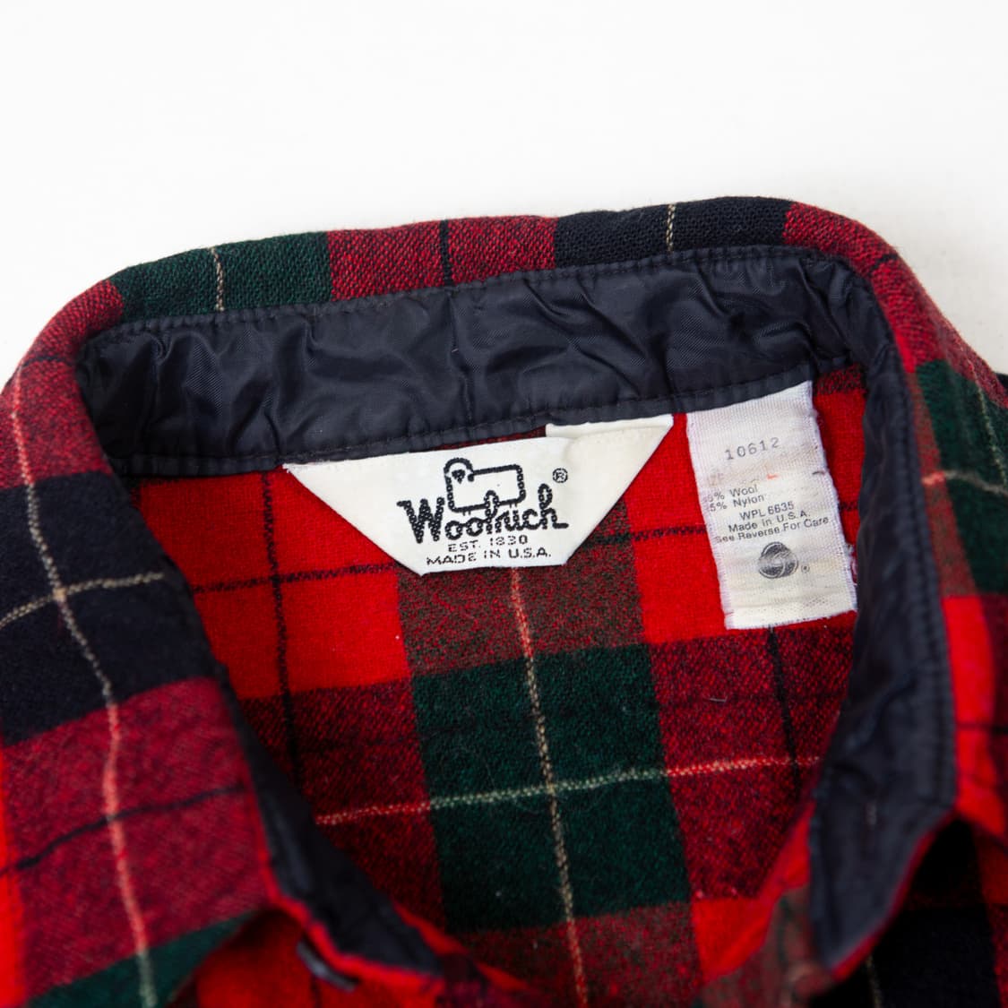 80s 울리치 버팔로 플레이드 울 워크셔츠 상품이미지3