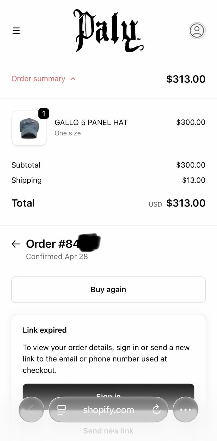 팔리할리우드 GALLO 5 PANEL HAT 상품이미지4