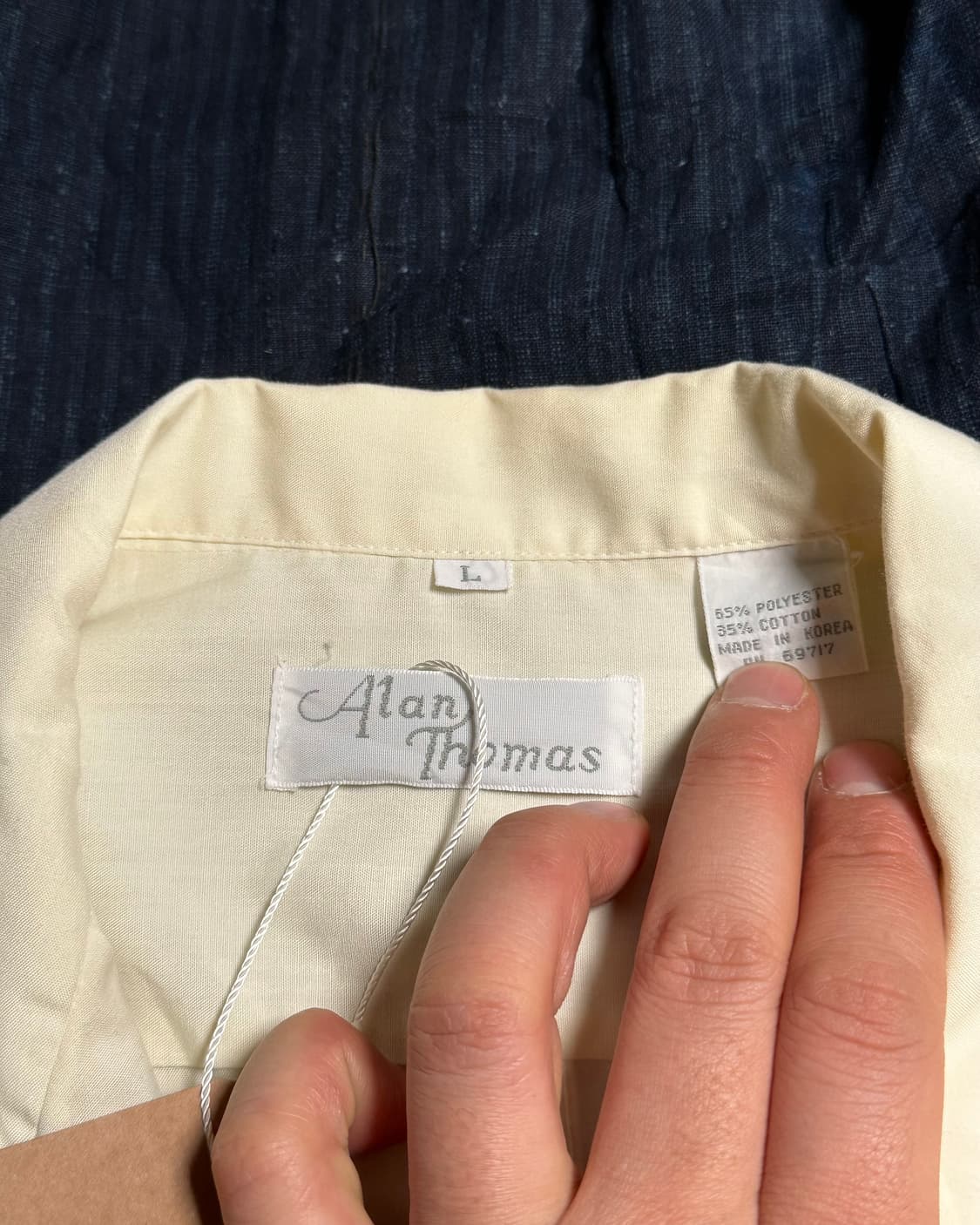 80-90‘s 알란 토마스 구아야베라 셔츠 L 상품이미지4