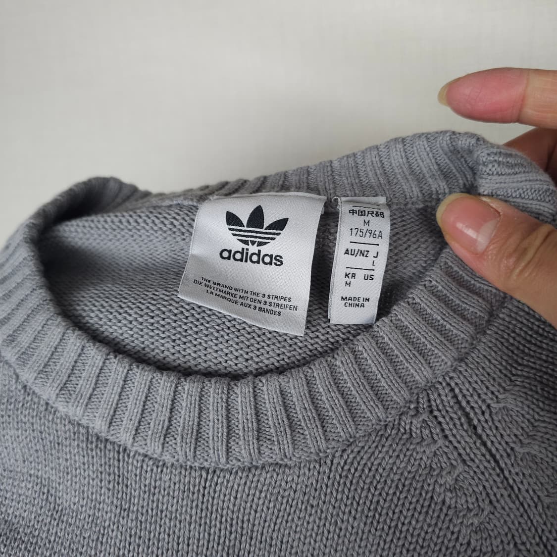 아디다스 라운드니트티 남자110사이즈  상품이미지3