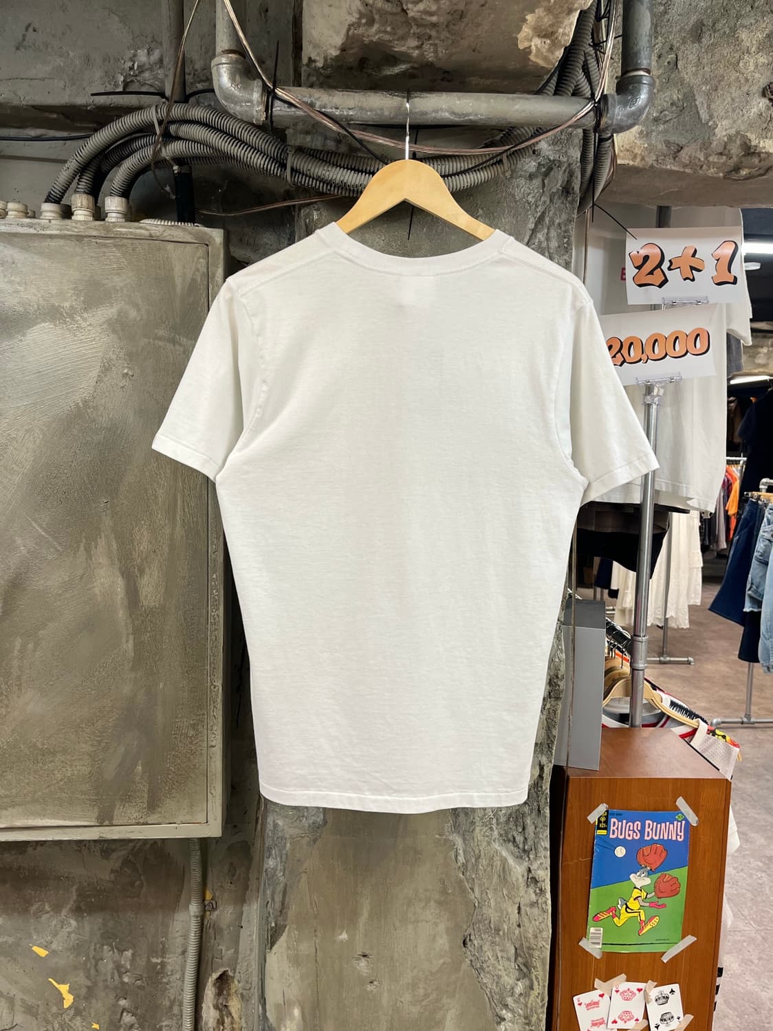 베이프 ABC 카모 컬리지 반팔티 화이트 M #csz3928 상품이미지2