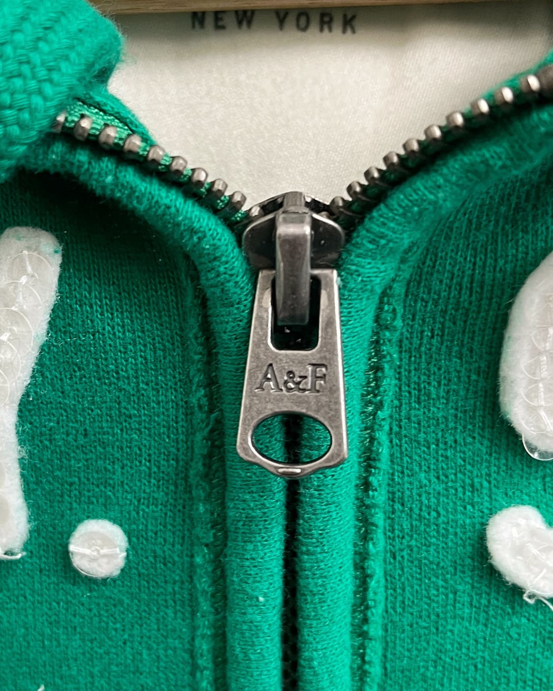 아베크롬비 아플리케 로고 후드집업 상품이미지6