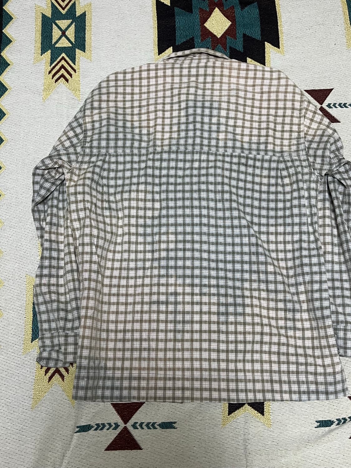 90s bitch skateboards 체크 집업 셔츠 상품이미지5