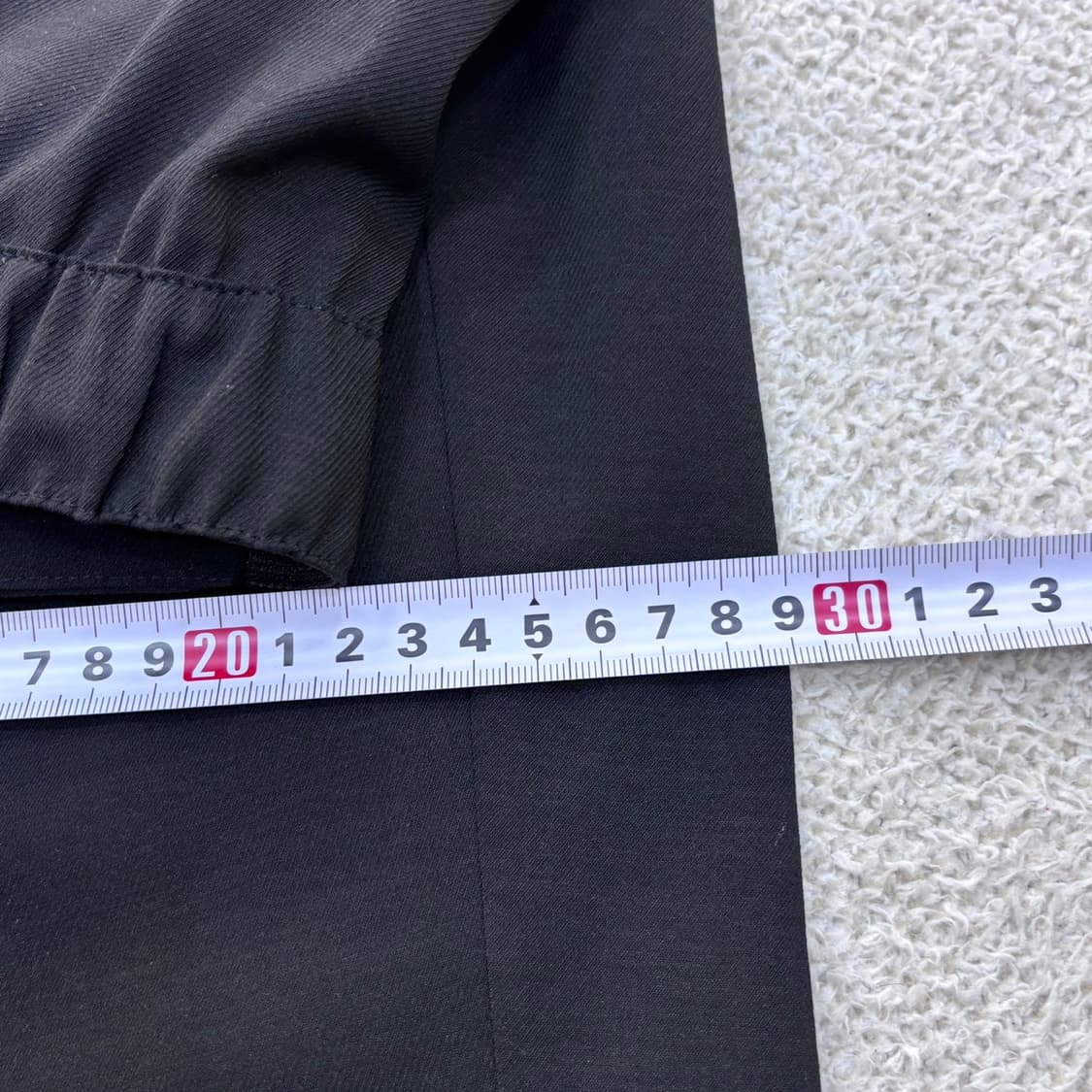 44 베네통 여성 블랙 와이드 슬랙스 0420E 상품이미지7