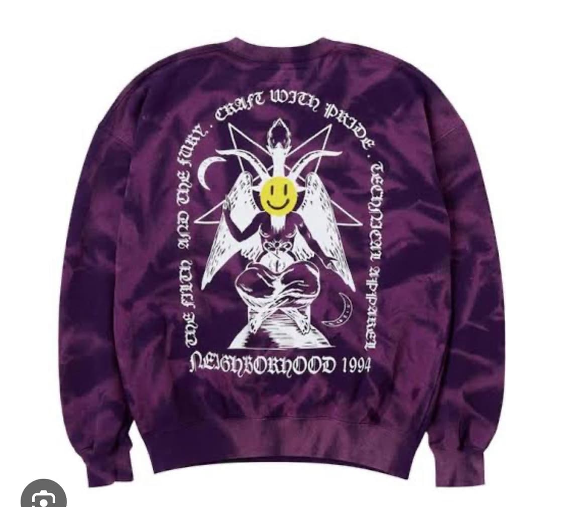 네이버후드 Tie dye 크루넥 스웻셔츠 상품이미지1