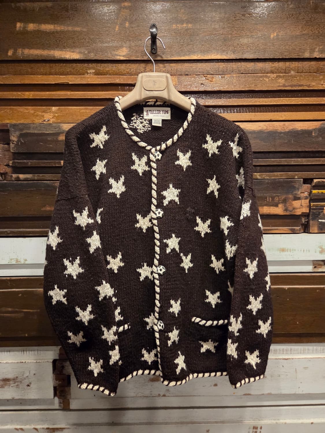 vtg 핸드메이드 니트 가디건 상품이미지1