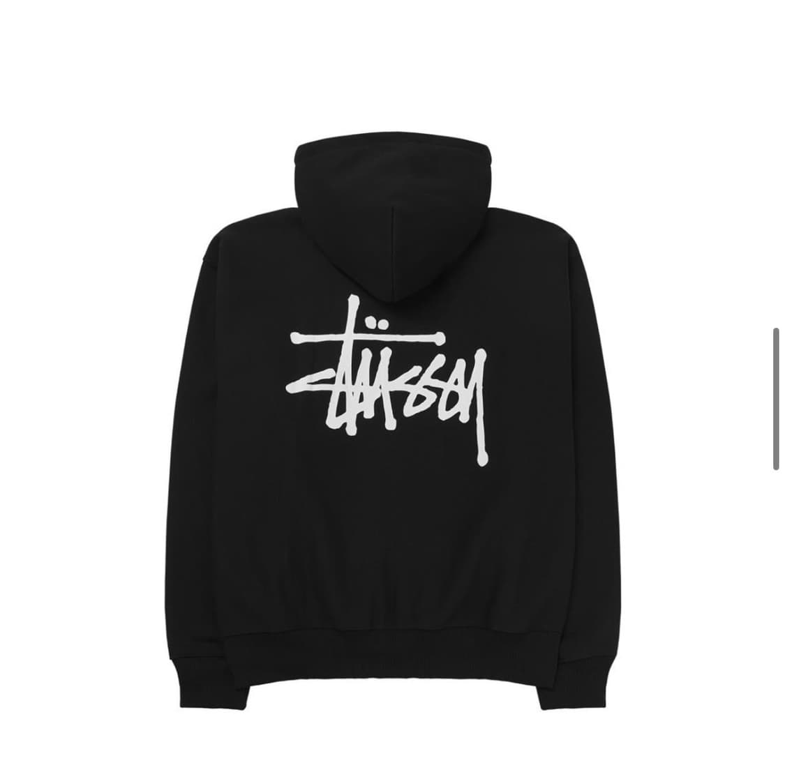 스투시 베이직 후드집업 블랙 L 상품이미지2