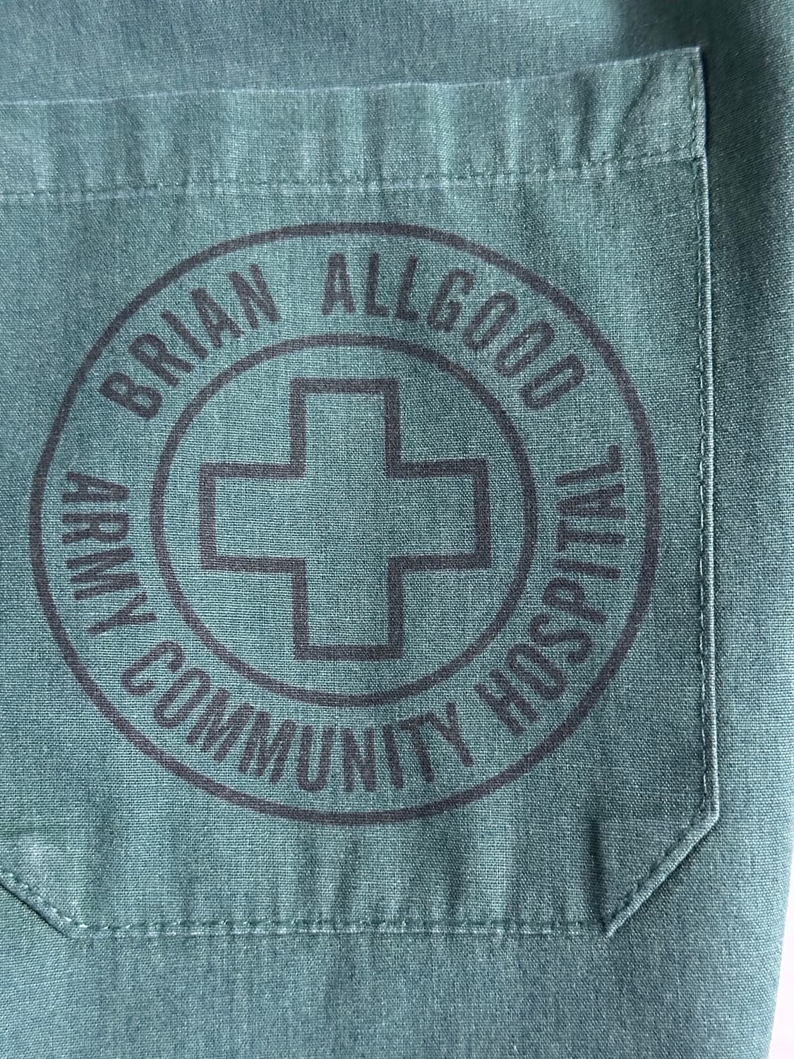 미국 미군 수술복 간호사 군의관 브이넥 반팔 티셔츠 (XL) 상품이미지6