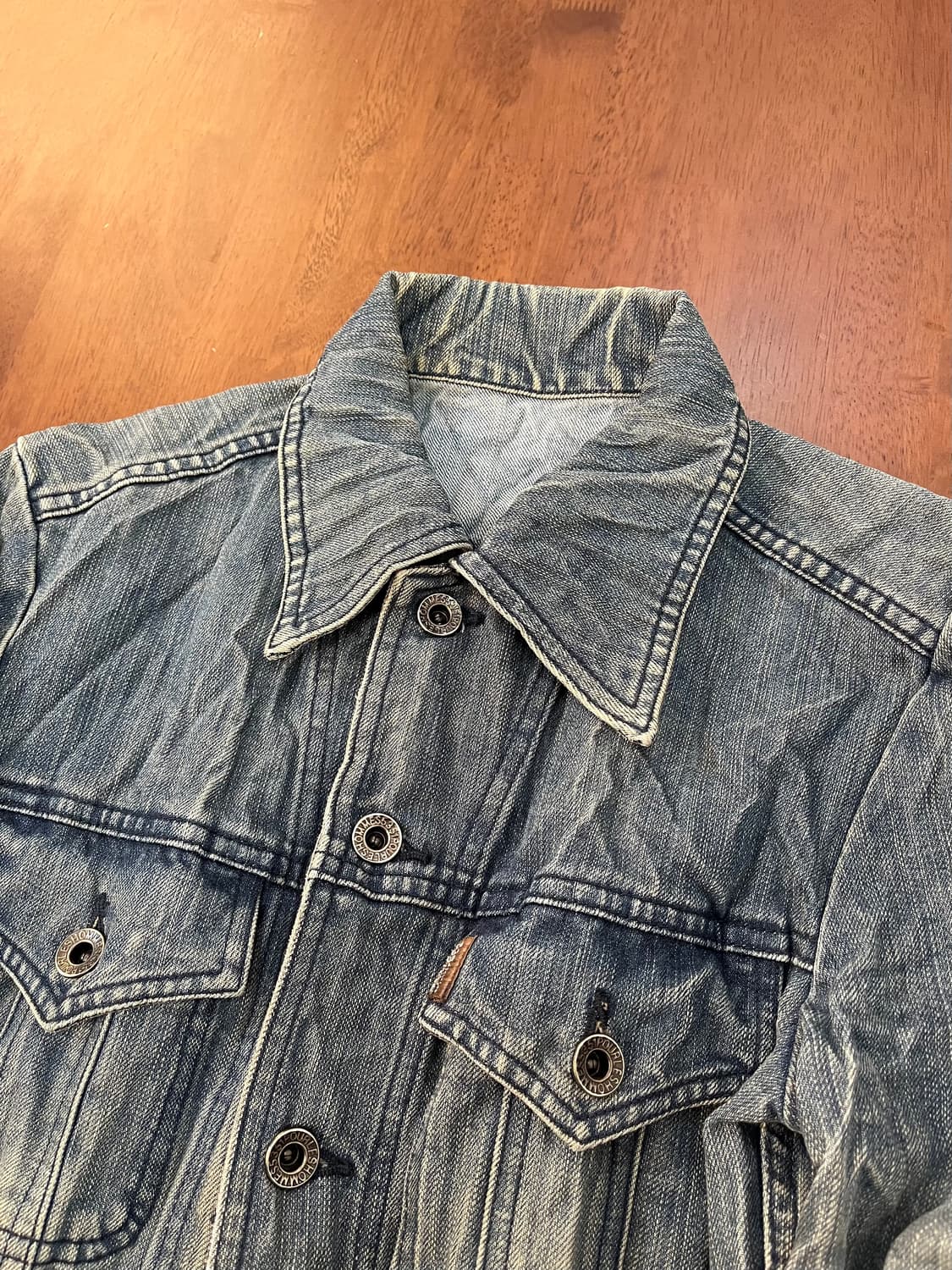 5351 주름 데님 재킷    상품이미지3