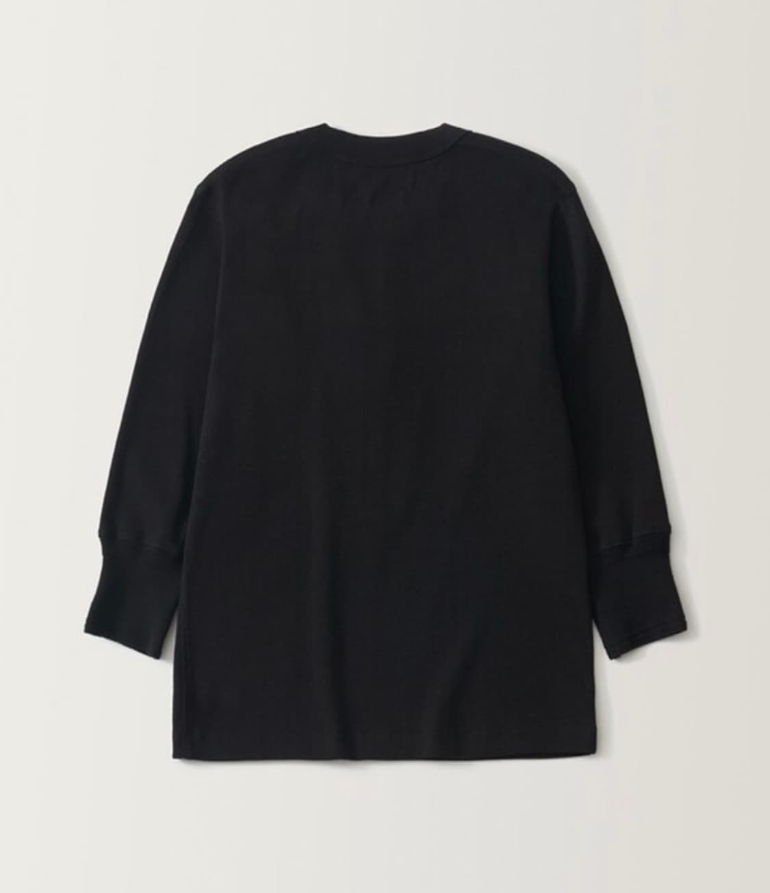 낫띵리튼 빈티지 버튼 티셔츠 블랙 (nothing written) 상품이미지4