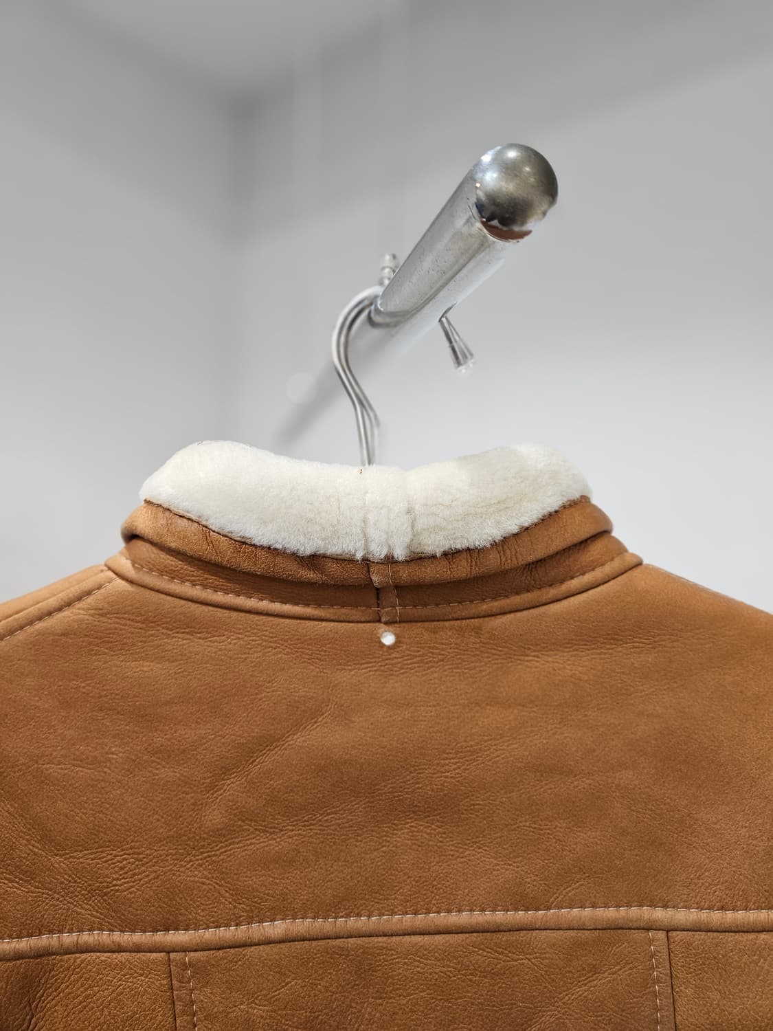 양가죽 무스탕 하프 자켓 상품이미지4