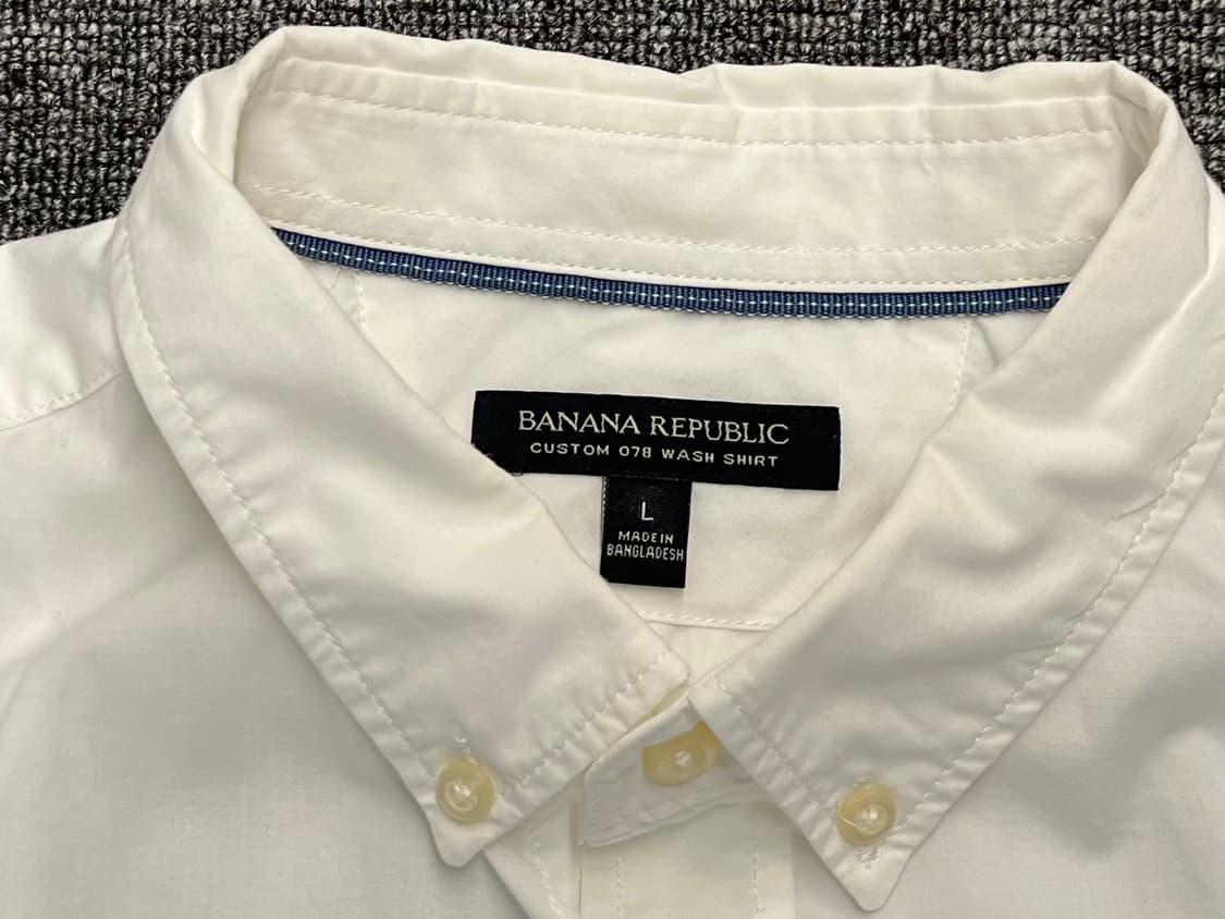 [95] 바나나리퍼블릭 화이트셔츠 L  상품이미지3