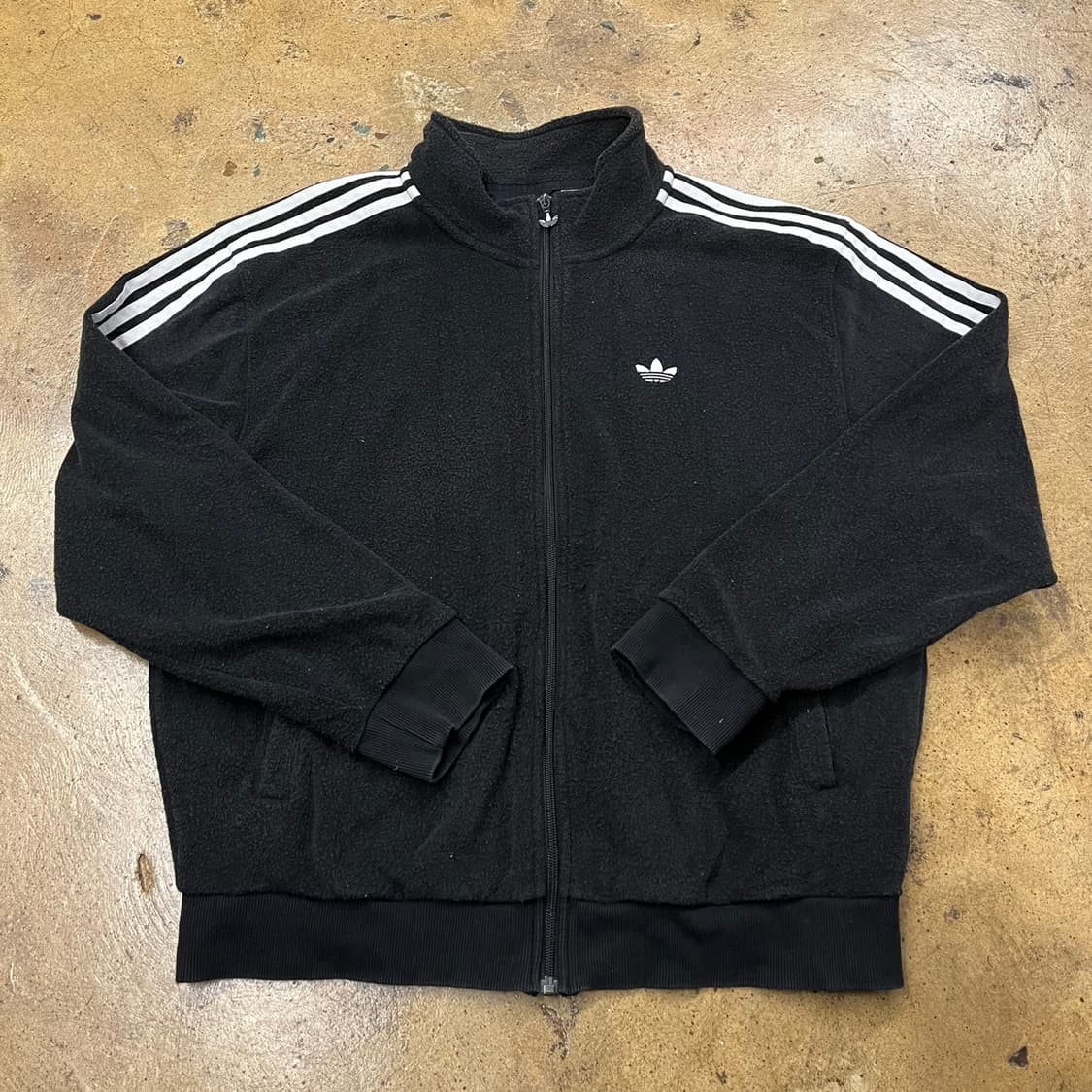[정품/M] 아디다스 오버사이즈 부클 자켓 블랙 b18 상품이미지2
