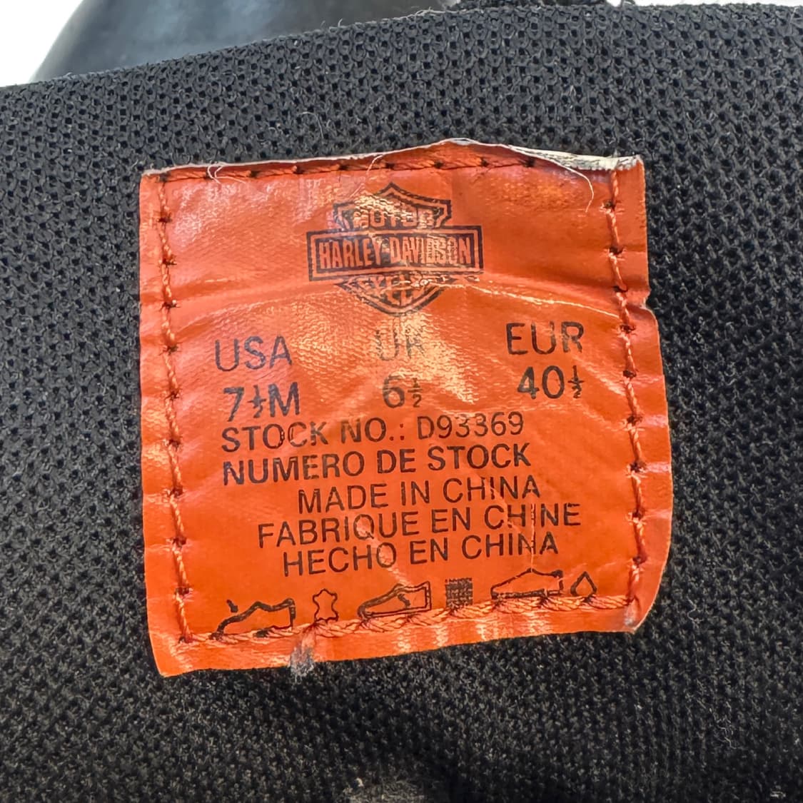 할리데이비슨 레더 모터사이클 6인치 워커 부츠 255 상품이미지6