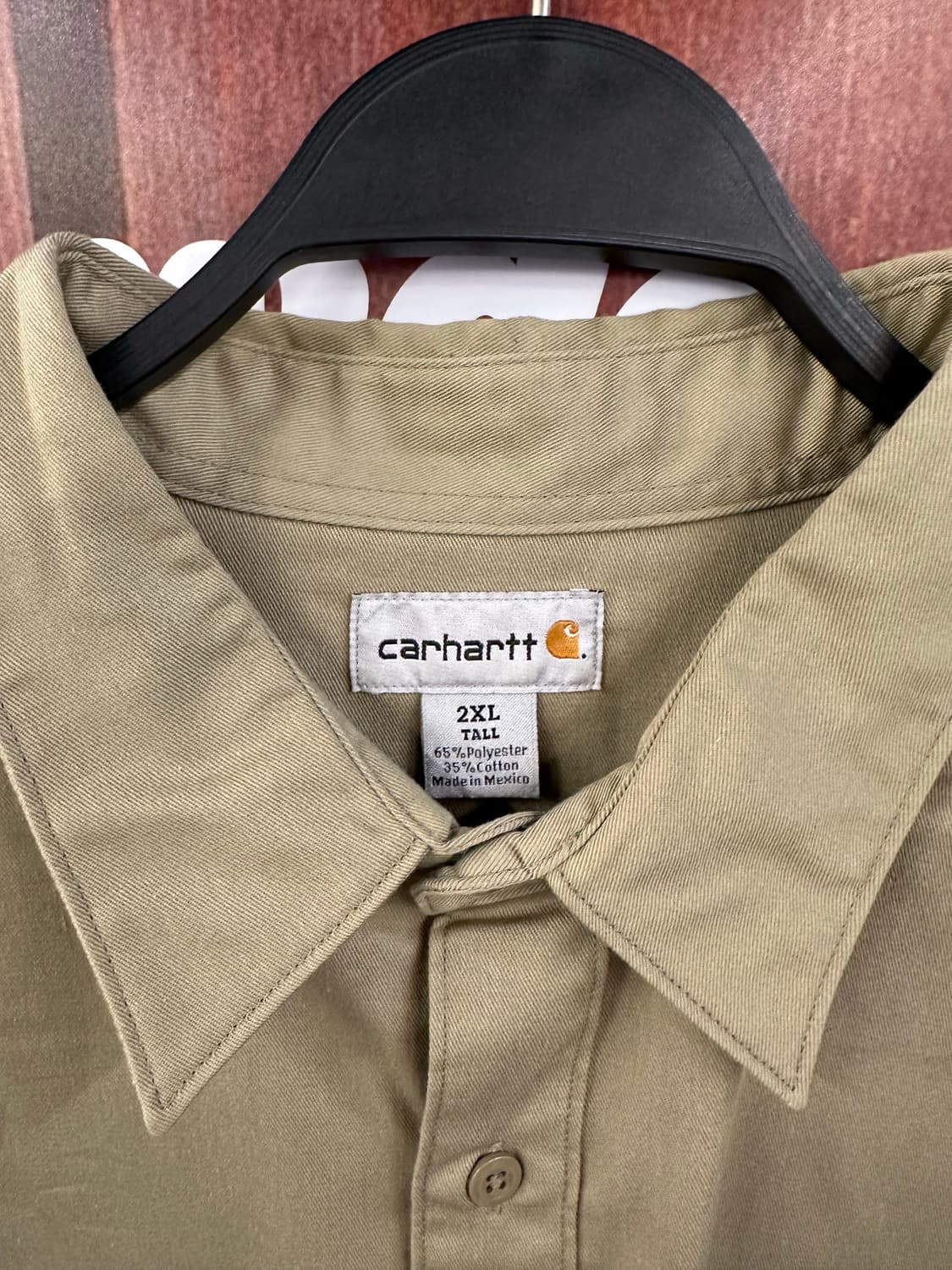 CARHARTT 칼하트 베이지 포켓반팔셔츠 상품이미지2