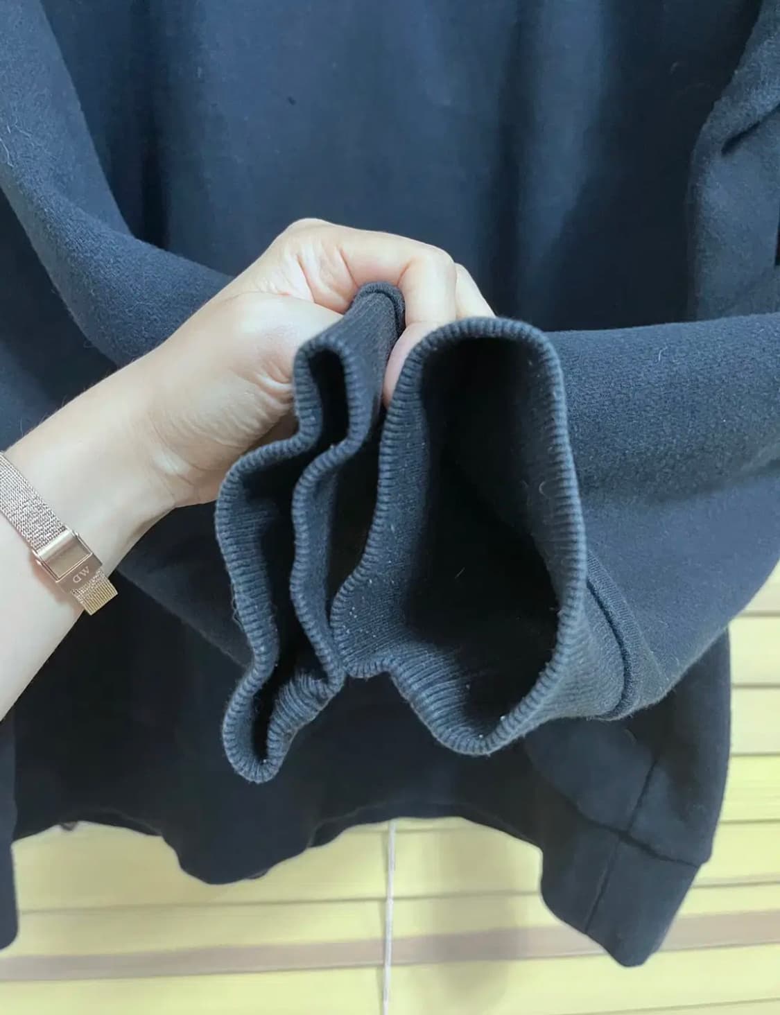 내셔널지오그래픽 남성 기모블랙맨투맨티셔츠 110사이즈 상품이미지4