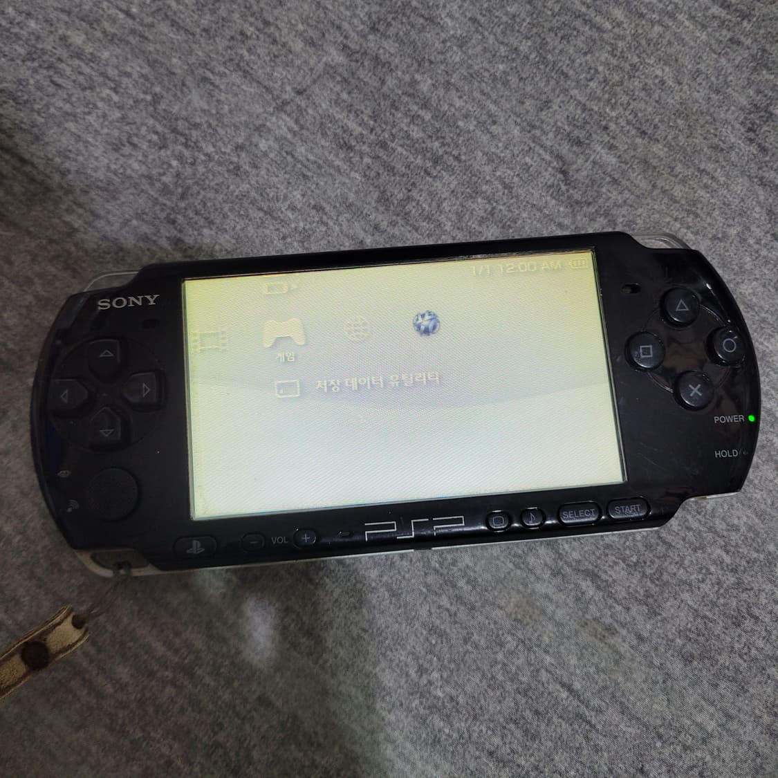 소니 psp3001번 블랙색상 고장품 상품이미지8
