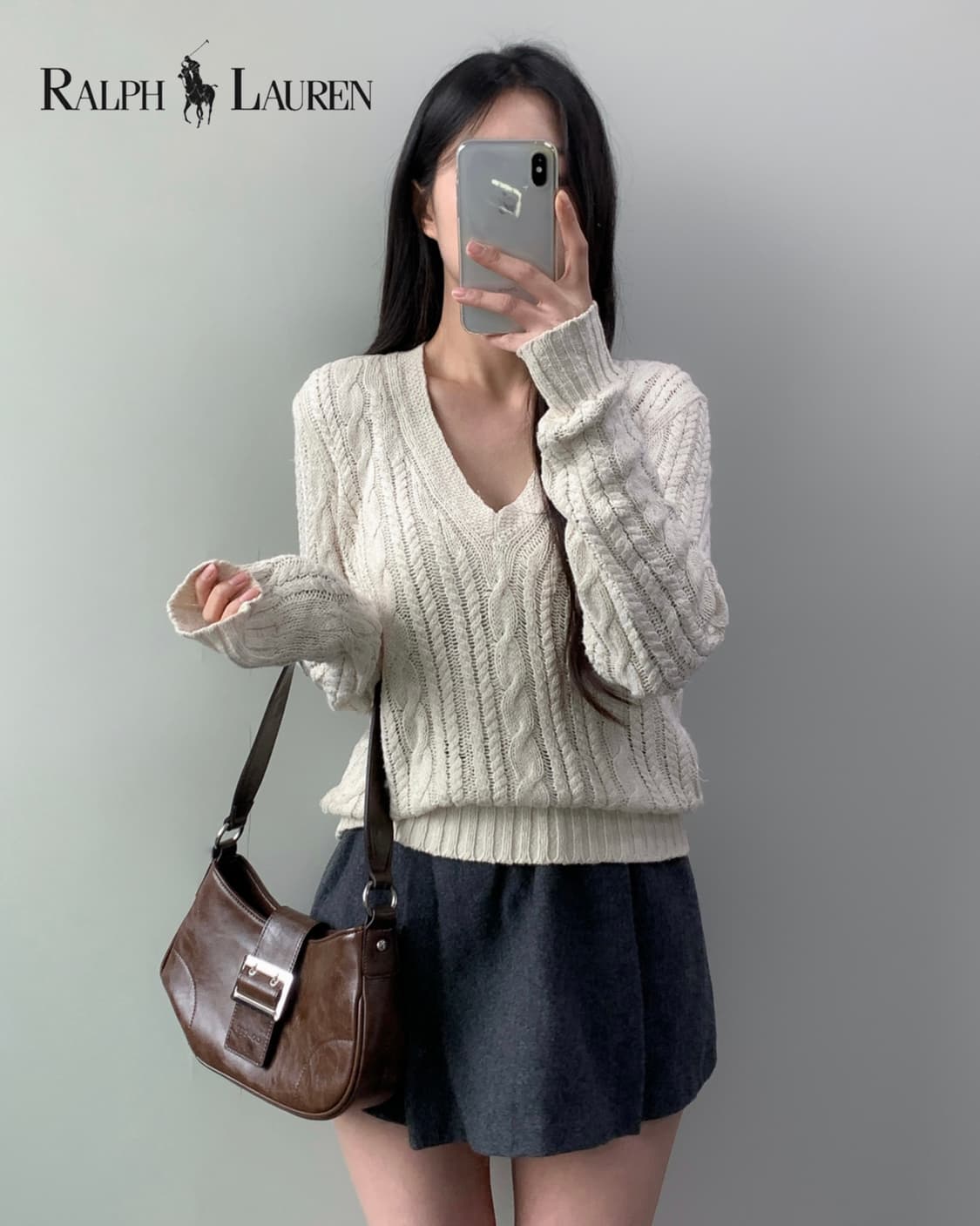 폴로 브이넥 니트  상품이미지2