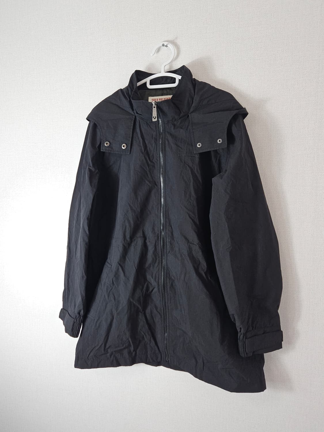 트루릴리전 바람막이 자켓 올드스쿨 빈티지 코트 스트링 M 95 오버핏 상품이미지1