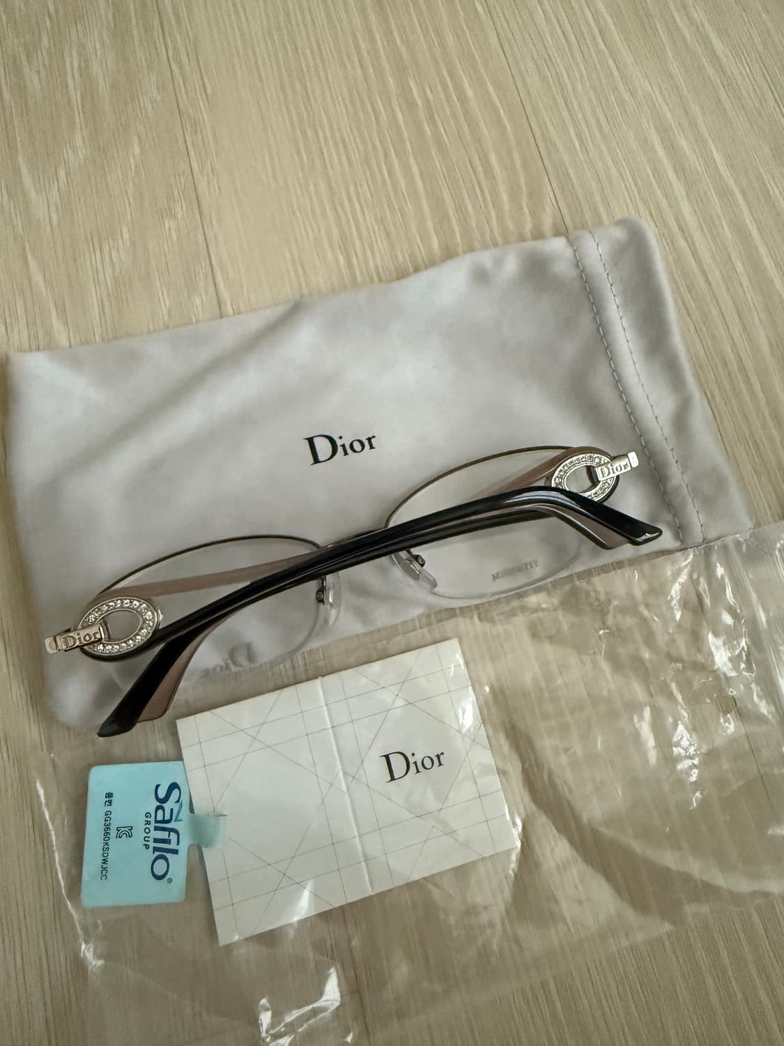 디올 정품 빈티지 반무테안경 새상품 긱시크 상품이미지2