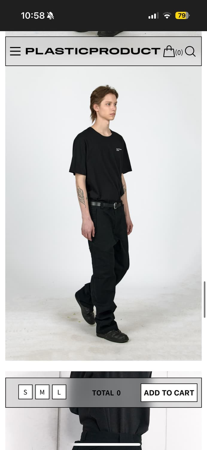 Plasticproduct 코튼팬츠 상품이미지2