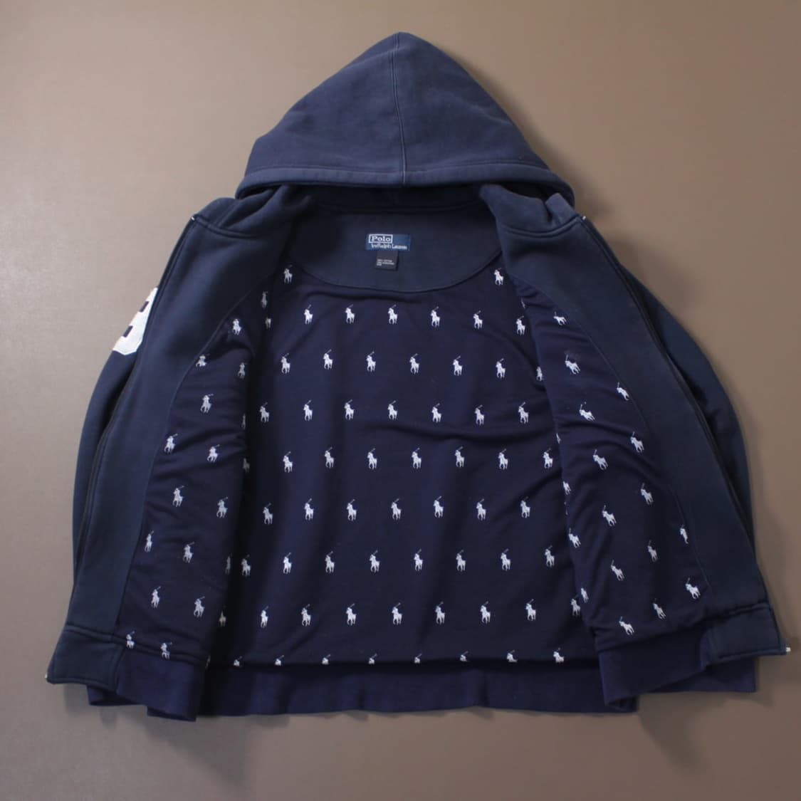 Polo 폴로 랄프로렌 USA 성조기 네이비 후드집업 상품이미지6