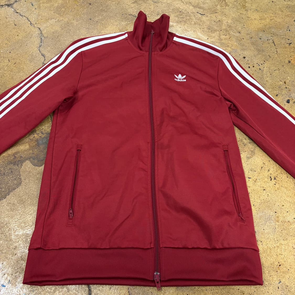 아디다스 버건디 베켄바우어 져지 트랙탑 상품이미지3