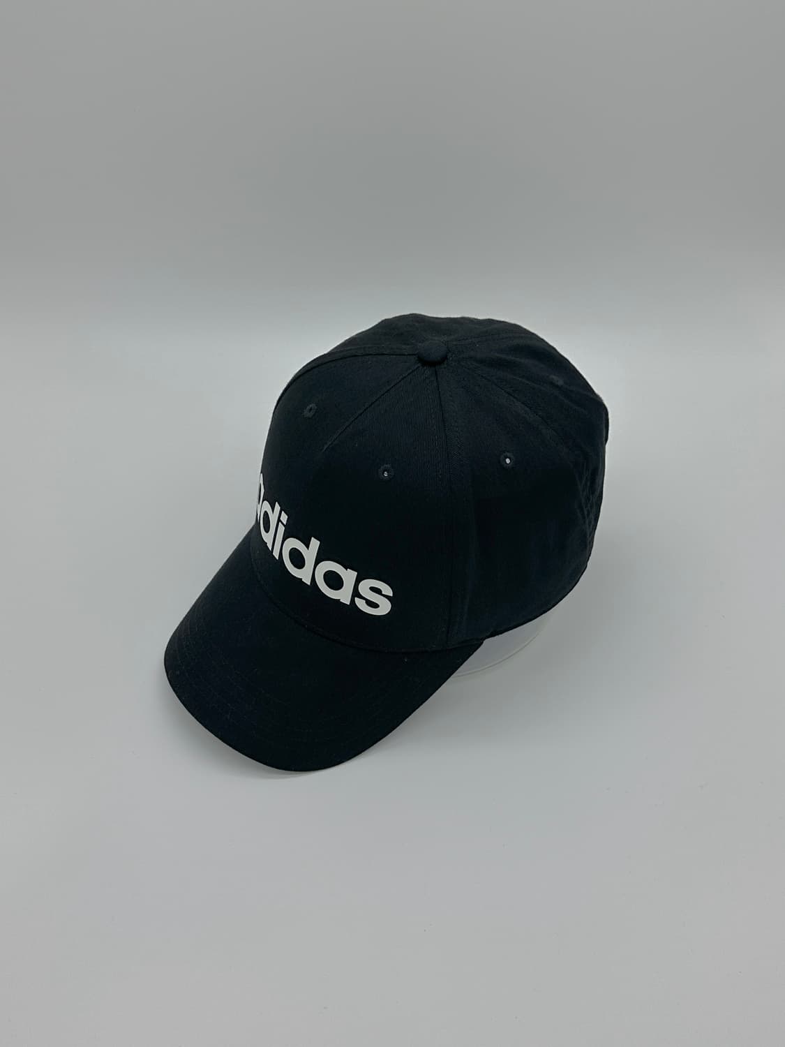 [F] 아디다스 로고 블랙 볼캡 모자 상품이미지2