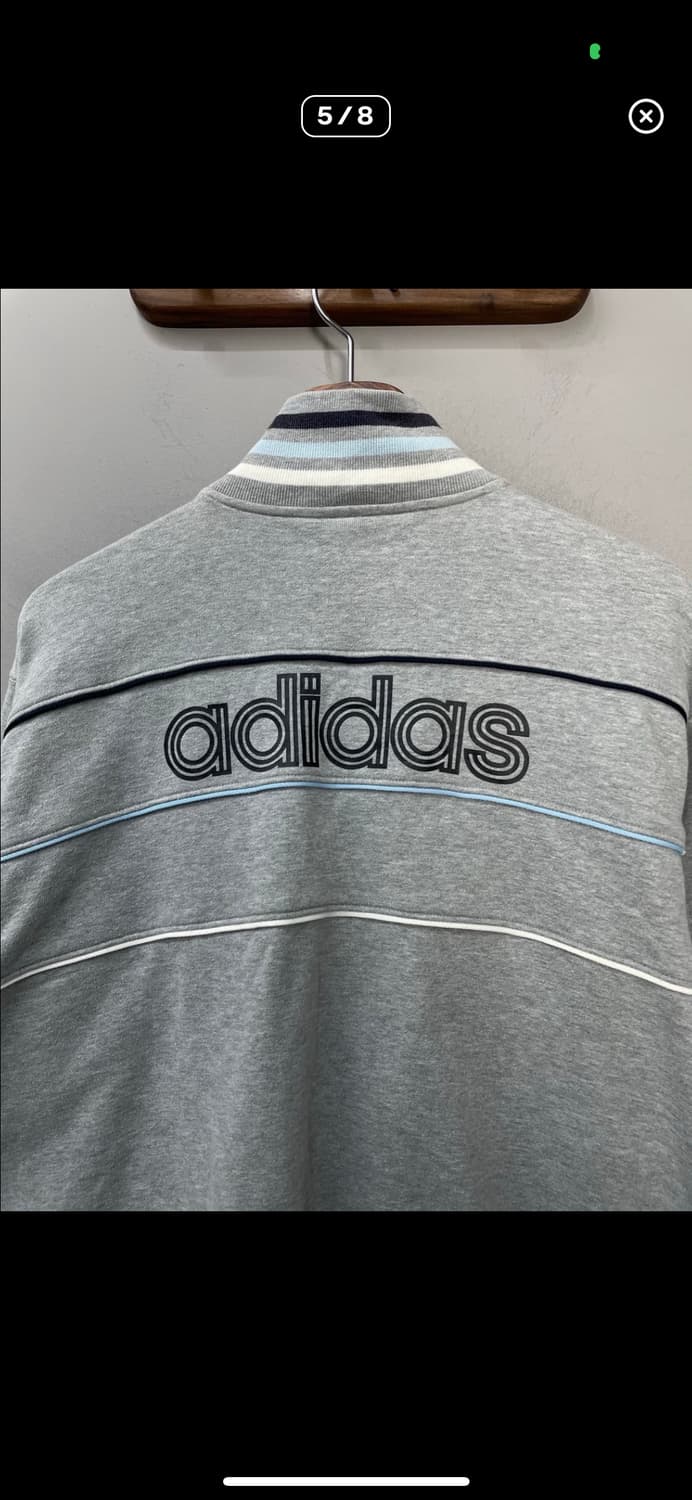 아디다스 코튼 그레이 백로고 자켓 A3174 상품이미지5