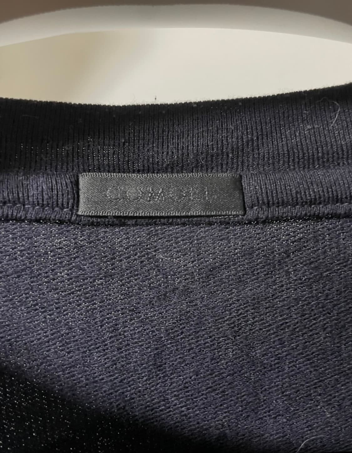 코모리 COMOLI 네이비 코튼 실크 스웻셔츠 상품이미지3