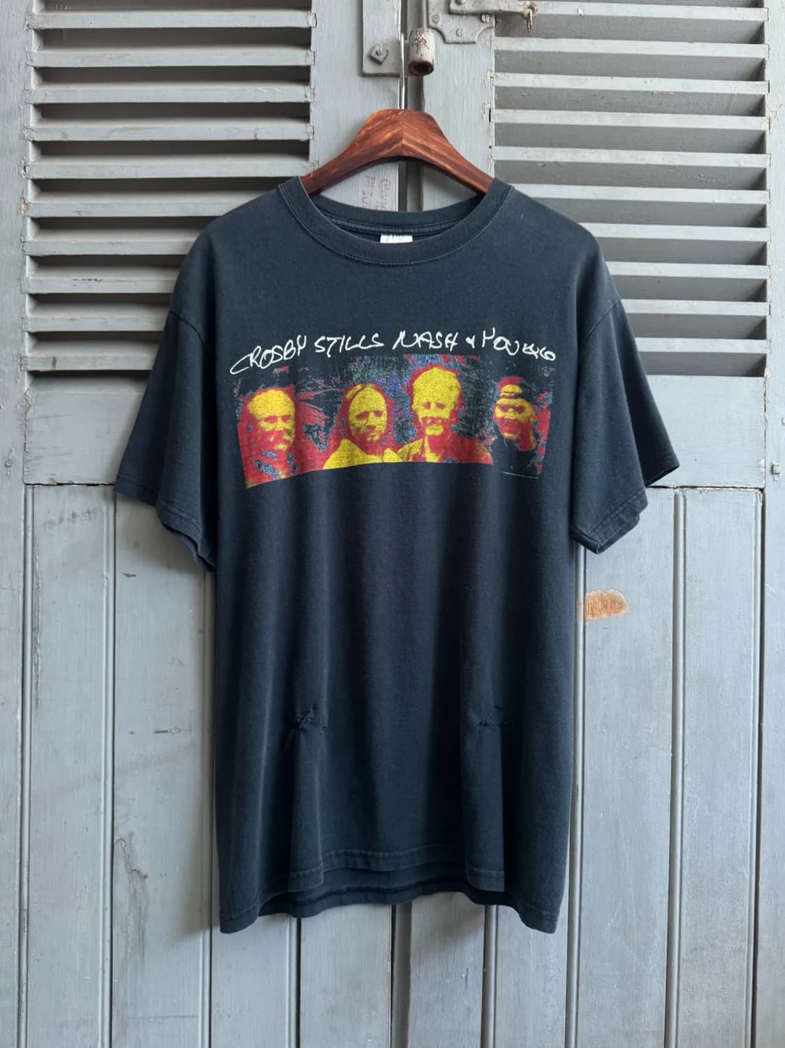[L]Crosby Stills Nash&Young 밴드 티셔츠 상품이미지1