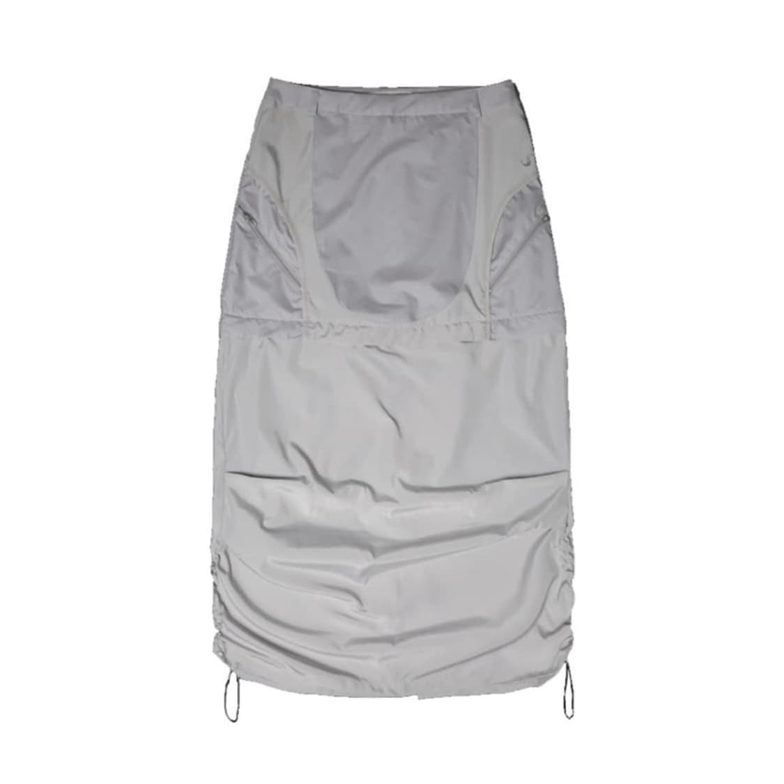 오호스 OJOS 3way 쓰리웨이 나일론 스트링 스커트 그레이 상품이미지2