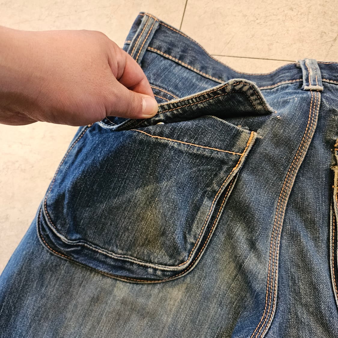 Acoustic 어쿠스틱 재팬 데님팬츠 상품이미지7