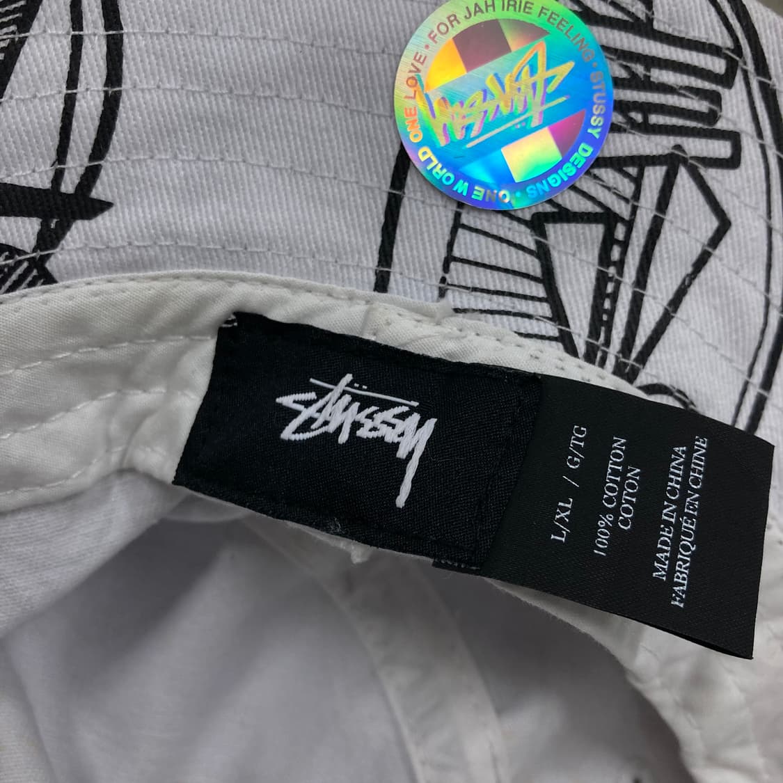 스투시 스탁 로고 줄루 버킷햇 상품이미지4