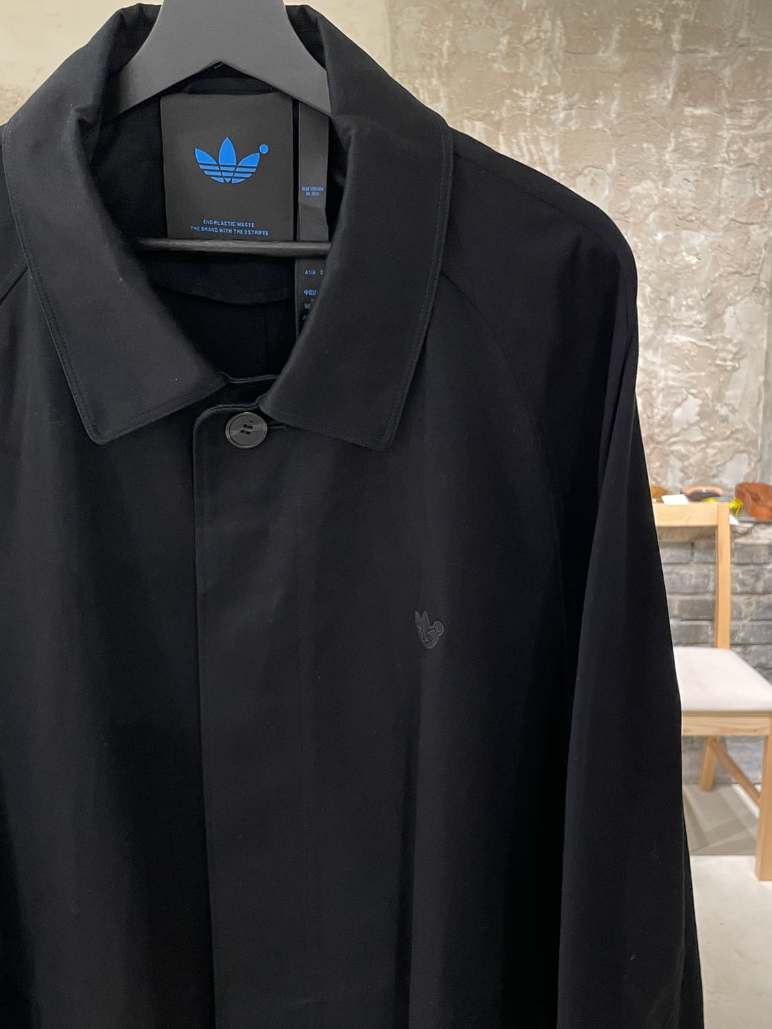 아디다스 블랙 파이어버드 ess mt 코트 상품이미지3