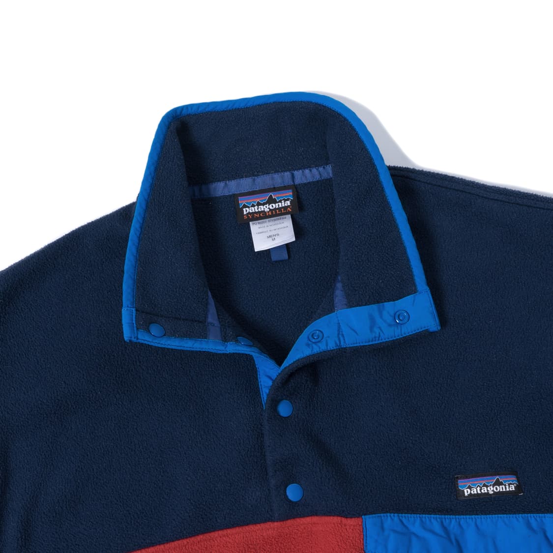 [M] 파타고니아 신칠라 스냅티 레드 네이비 상품이미지4