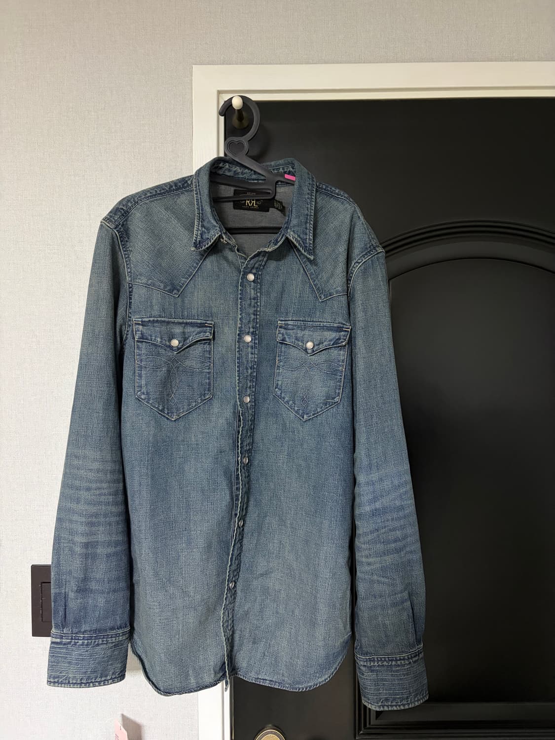 RRL 웨스턴 데님 셔츠 L 상품이미지1