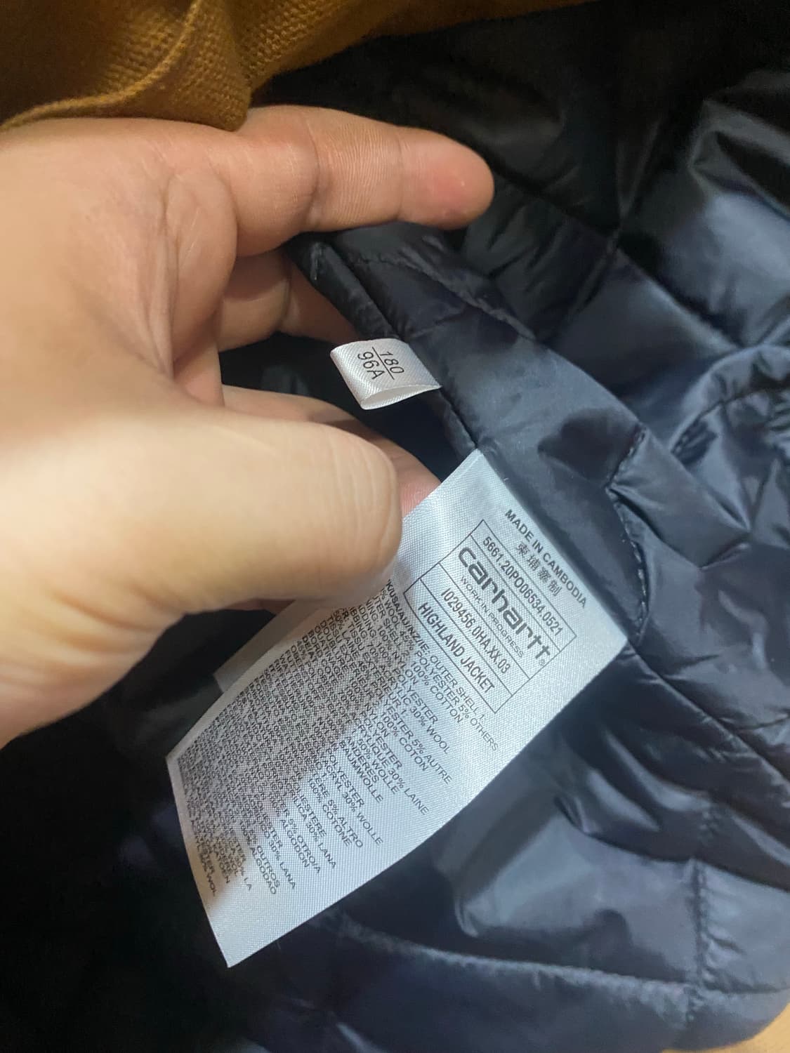 Carhartt 칼하트 패턴 포인트 워크자켓 상품이미지9