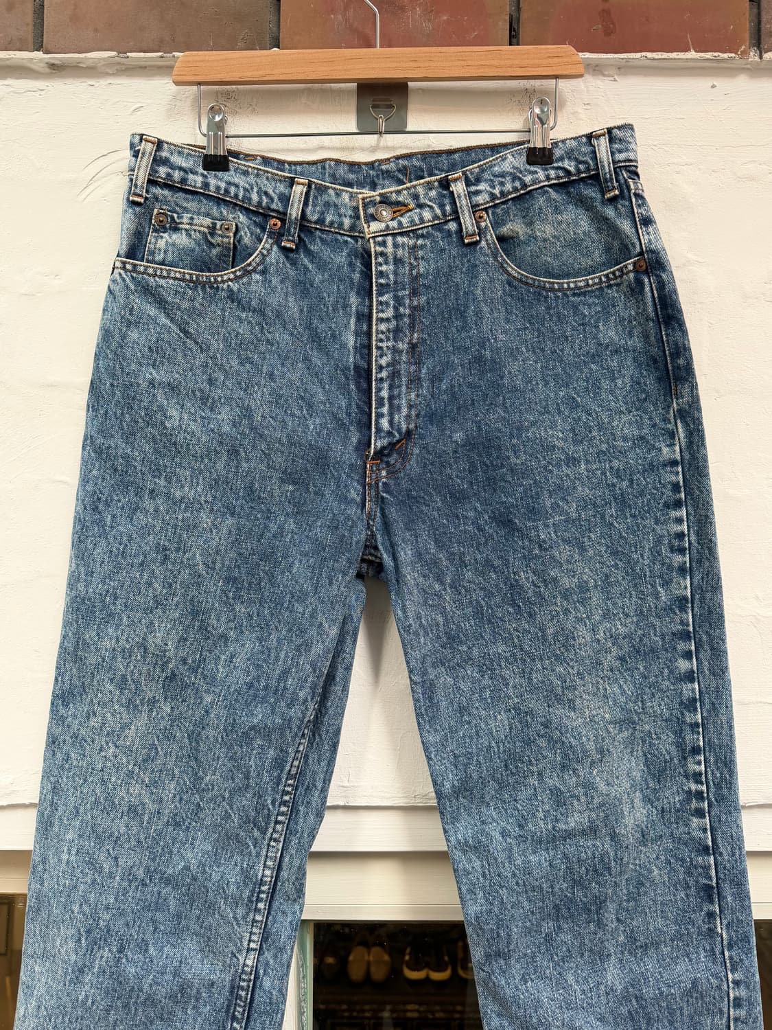 Levis 508 재팬 워싱 데님 진 36x33 상품이미지2