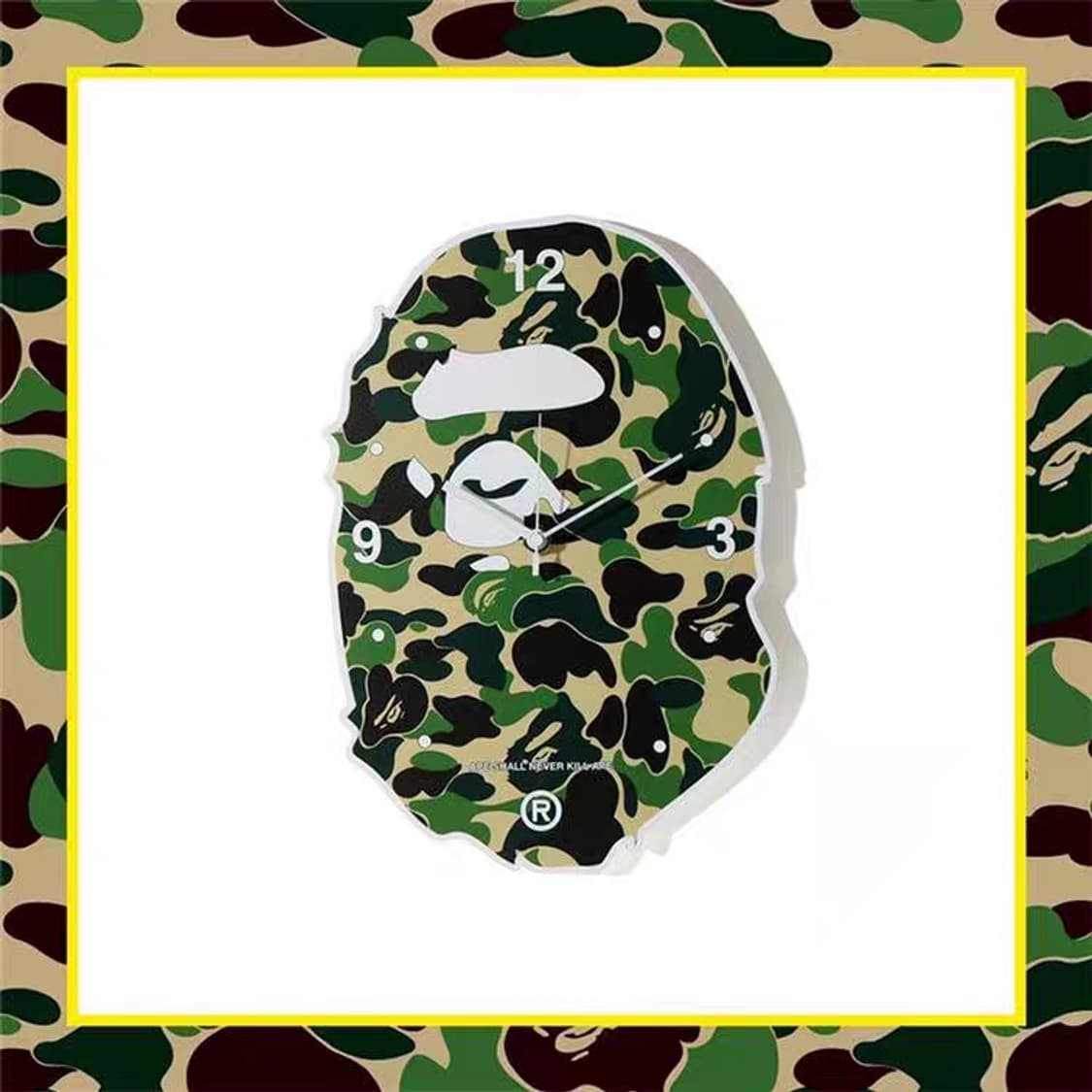 베이프 벽걸이시계 인테리어소품 상품이미지1