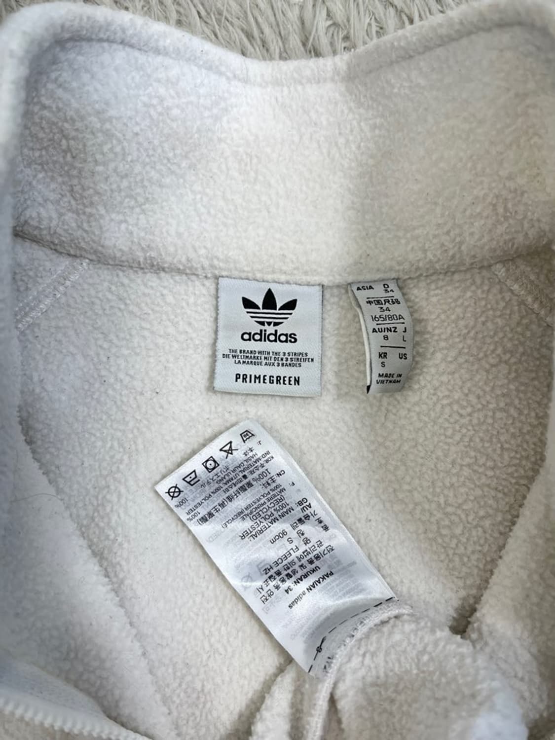 아디다스 후리스 반집업 티셔츠/#2742 상품이미지5