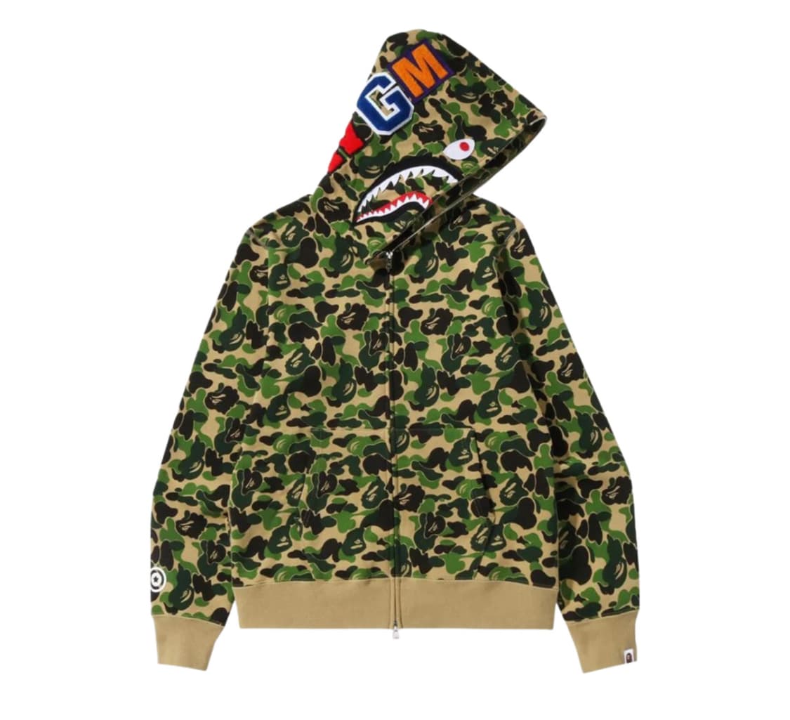 베이프 ABC 카모 후드집업 L사이즈  상품이미지2
